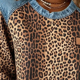 Maglione da donna con stampa leopardata | Morbido e confortevole
