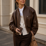 Donna - Bomber casual oversize - Vestibilità elegante