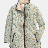 Nicoletta™ | Giacca trapuntata con fiori di campagna
