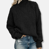 Donna - Maglione oversize - Maglia a collo alto