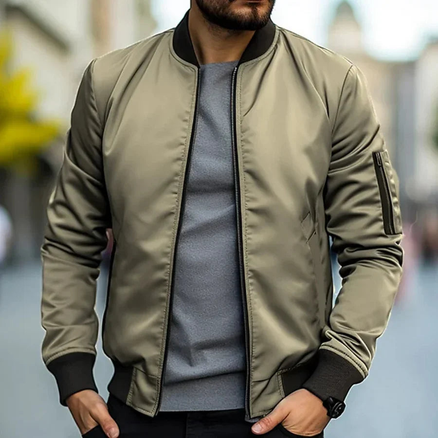 Valentina™ | Bomber leggero con zip frontale