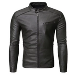 Ilaria™ | Giacca in pelle con zip frontale