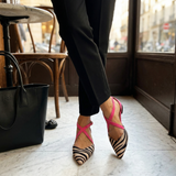 Livia™ | Ballerina con cinturino rigato