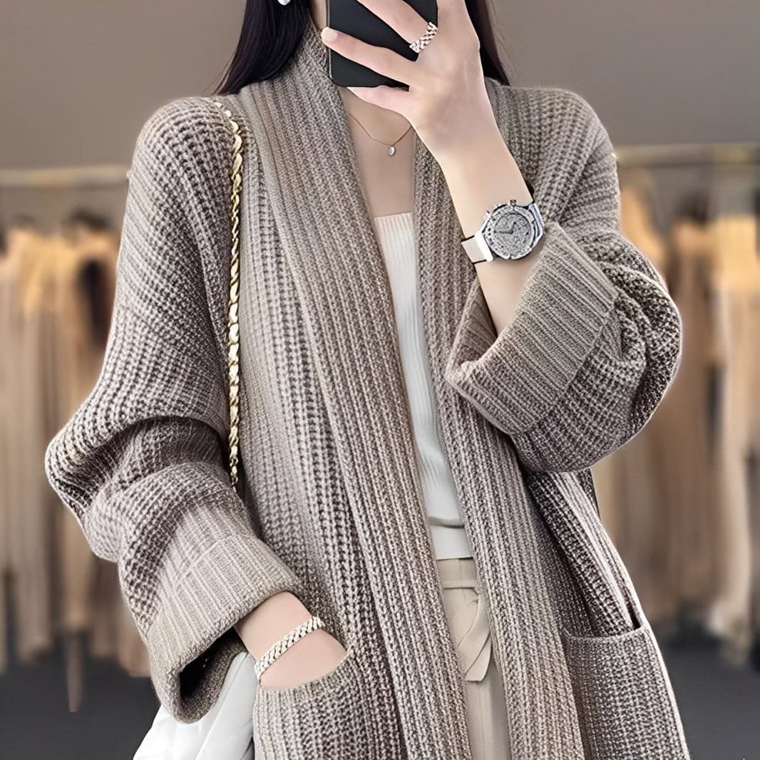 Donna - Cardigan lungo - Stile elegante