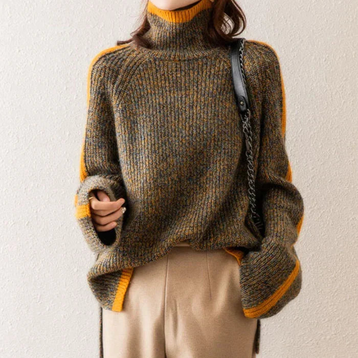 Maglione Elegante da Donna in Maglia Morbido e Caldo per Autunno e Inverno
