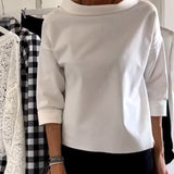 Top Slim Fit Donna – Adatto per Uso Quotidiano, Con Maniche Corte