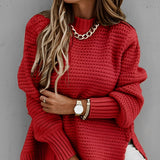 Donna - Maglia oversize - Stile lavorato a maglia