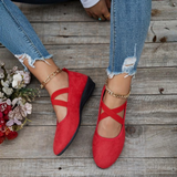 Viola™ | Ballerina con cinturino e zeppa comfort