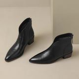Stella™ | Stivaletto in pelle con tacco basso