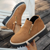 Federica™ | Stivaletto con doppia zip dorata