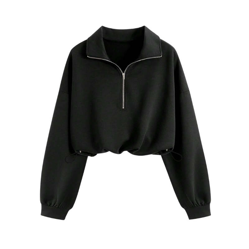 Maglione Slim Fit da Donna – Casual con Zip per Uso Quotidiano