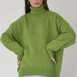Donna - Maglione con scollo a rotolo - Vestibilità oversize
