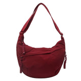 Alessia™ | Borsa a spalla in nylon con tasche zip