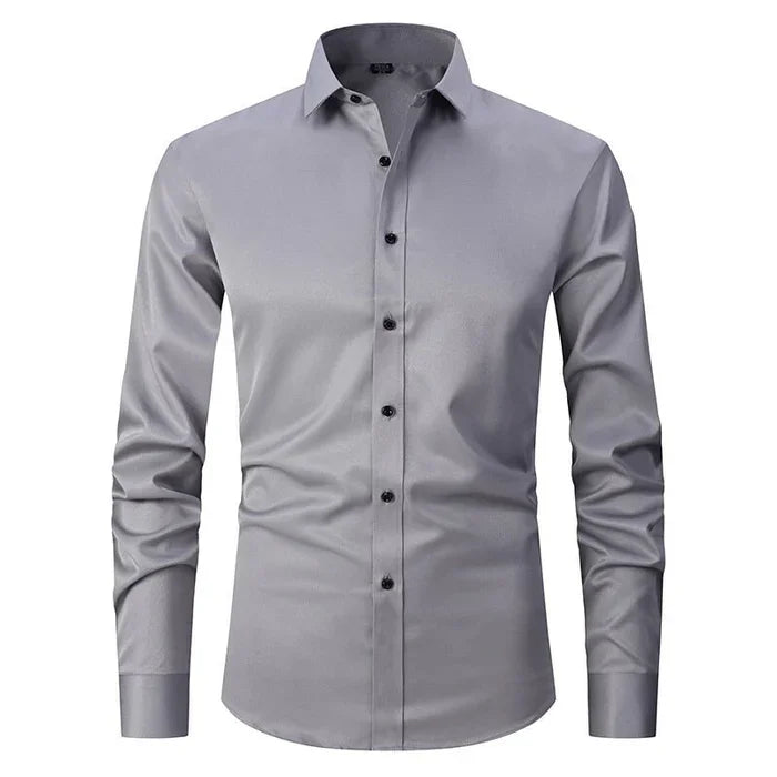 Camicia Slim Fit da Uomo – Antifreddo, Adatta per Lavoro e Uso Quotidiano