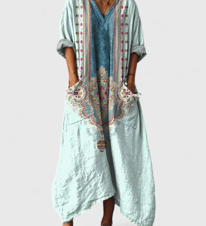 Abito A-line da Donna – Adatto per Occasioni Festive e Uso Estivo