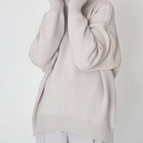 Maglione oversize da donna a collo alto – maglia invernale morbida per stratificare ogni giorno