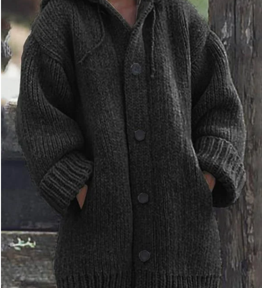 Gilet Oversized da Donna con Cappuccio – Adatto per Uso Casual e Autunnale