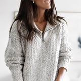 Donna - Caldo maglione - Maglia larga