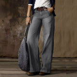 Donna - Jeans Retro a gamba larga - Vestibilità comoda