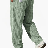 Varel | Pantaloni da uomo in velluto a coste con vita elasticizzata