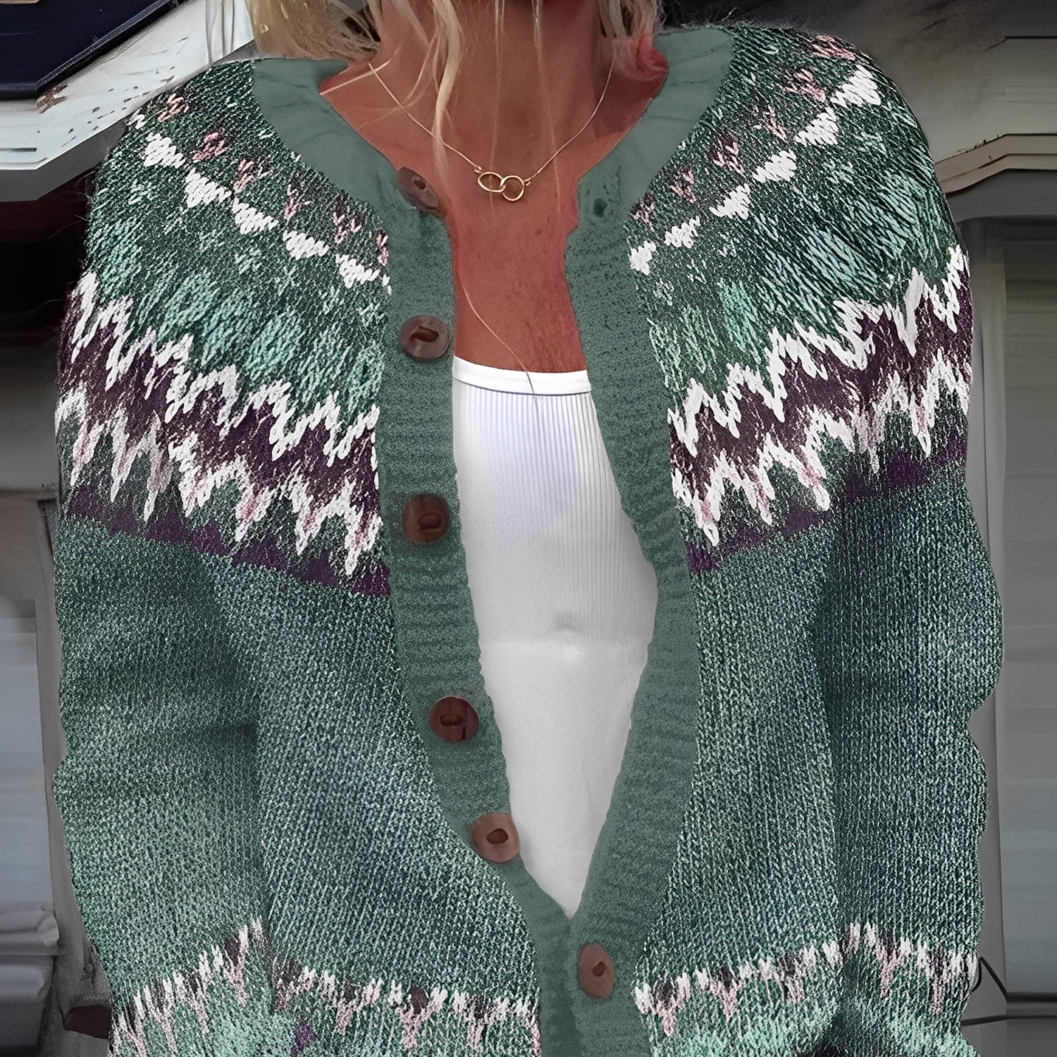 Donne - Cardigan con abbottonatura