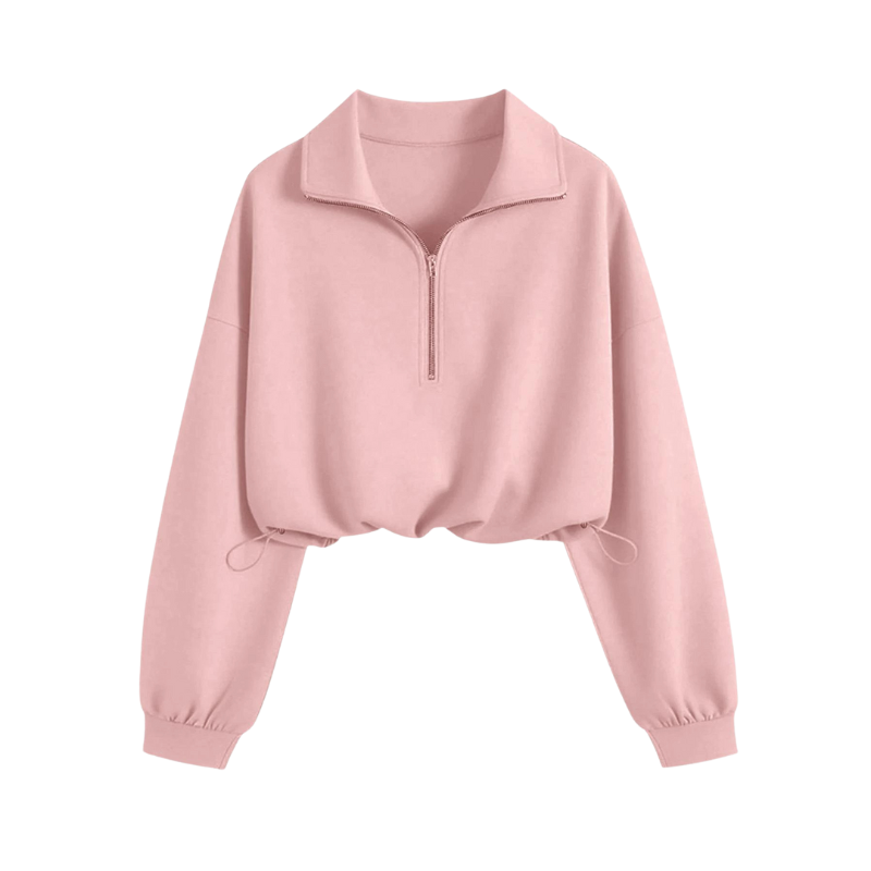 Maglione Slim Fit da Donna – Casual con Zip per Uso Quotidiano