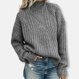 Donna - Maglione oversize - Maglia a collo alto