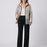 Martina™ | Giacca trapuntata patchwork floreale