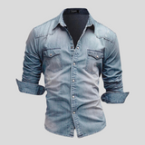 Varel | Camicia in denim dallo stile moderno