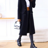 Trench lungo aderente da donna - Elegante e confortevole autunno inverno