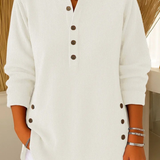 Carlotta™ | Tunica henley in maglia morbida