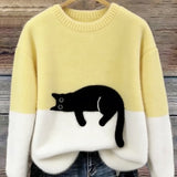 Beatrice™ | Maglione morbido con gatto