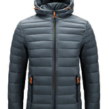 Carla™ | Piumino con cappuccio e zip frontale