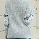 Maglione da donna in maglia Fair Isle – Pullover morbido fantasia per vestirsi comodamente in inverno