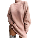 Donna - Maglione dolcevita oversize - Stile maglia accogliente