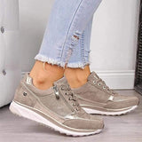 Flavia™ | Sneaker con zip laterale e supporto ortopedico