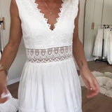 Abito A-line da Donna – Con Scollatura a V, Adatto per Occasioni Festive