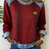 Maglione da donna con stampa leopardata | Morbido e confortevole