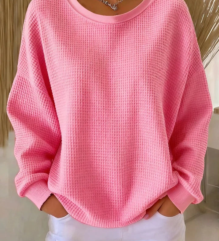 Virginia™ | Maglione goffrato a maniche lunghe