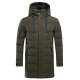 Angela™ | Piumino lungo con zip integrale