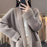 Donna - Cardigan lungo - Stile elegante