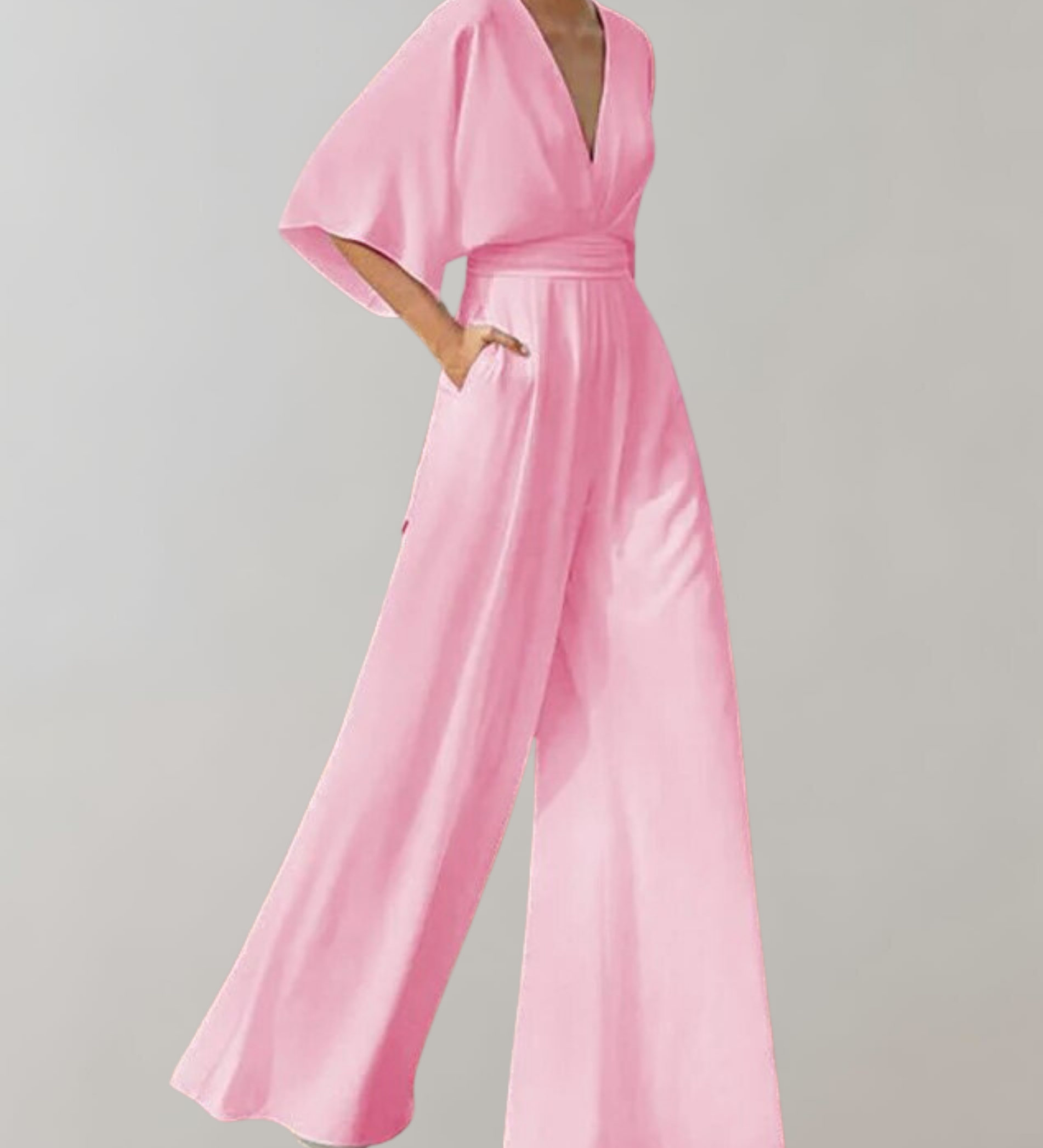 Tuta Femminile Sottile – Con Pantaloni Ampi, Adatta per Feste e Abbigliamento Serale