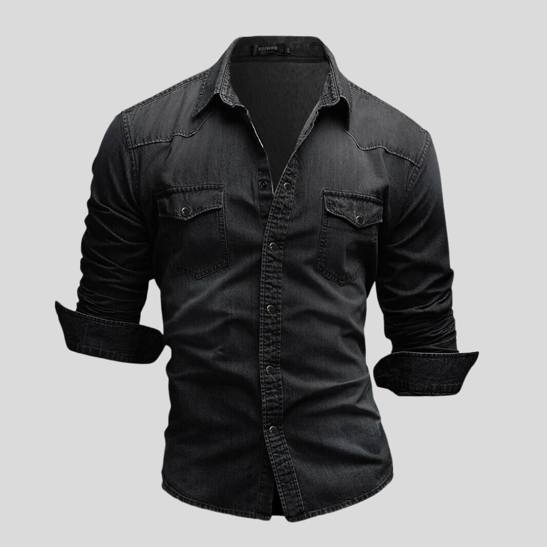 Varel | Camicia in denim dallo stile moderno