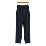 Varel | Pantaloni slim in lino