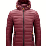 Carla™ | Piumino con cappuccio e zip frontale