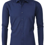 Varel | Camicia elegante a maniche lunghe con bottoni