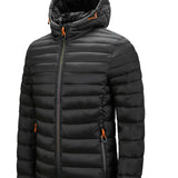 Carla™ | Piumino con cappuccio e zip frontale