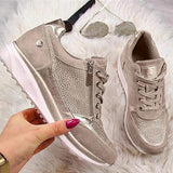 Flavia™ | Sneaker con zip laterale e supporto ortopedico