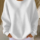 Virginia™ | Maglione goffrato a maniche lunghe
