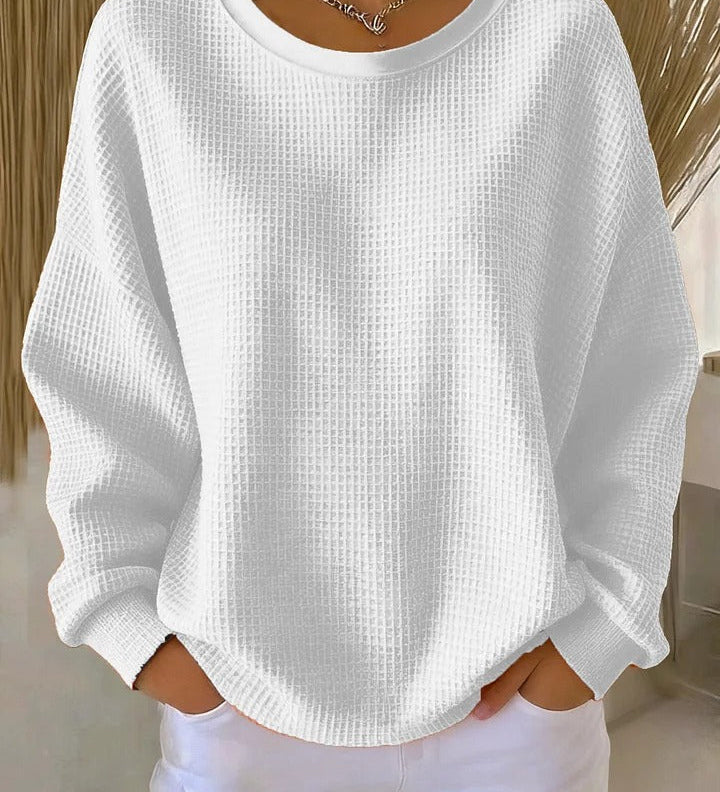 Virginia™ | Maglione goffrato a maniche lunghe